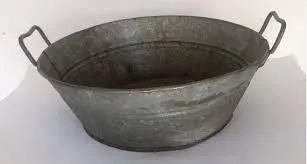  PALANGANA ZINC MEDIANA   "PAL 03" - diam 50 Alt 25 CM