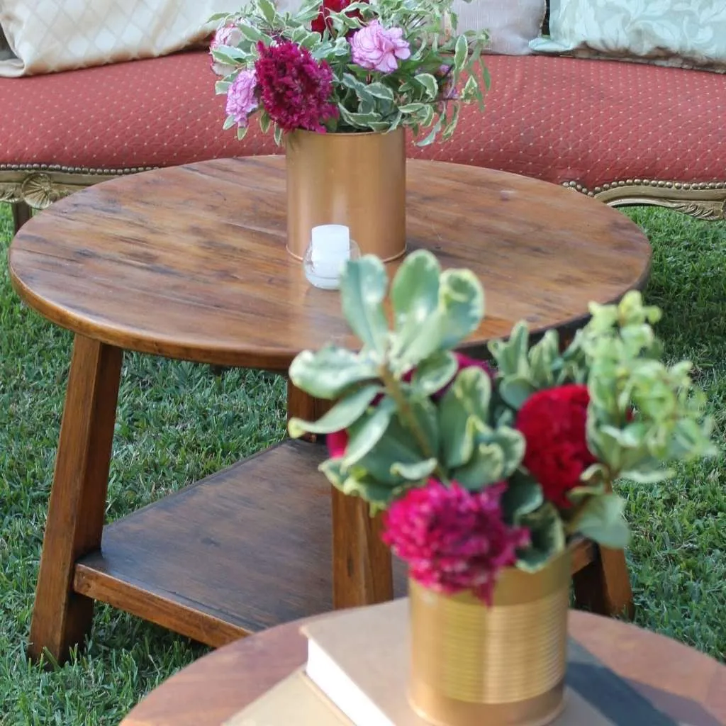 MESA RATONA REDONDA MADERA MACIZA