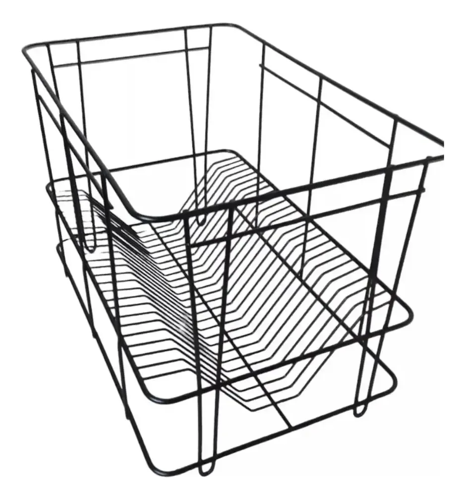 CAJON RACK ALAMBRE PARA 12 PLATOS DE SITIO-  10 unid