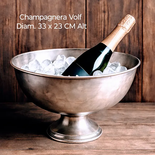 CHAMPAGNERA VOLF - 33 X  23 CM ALT. 