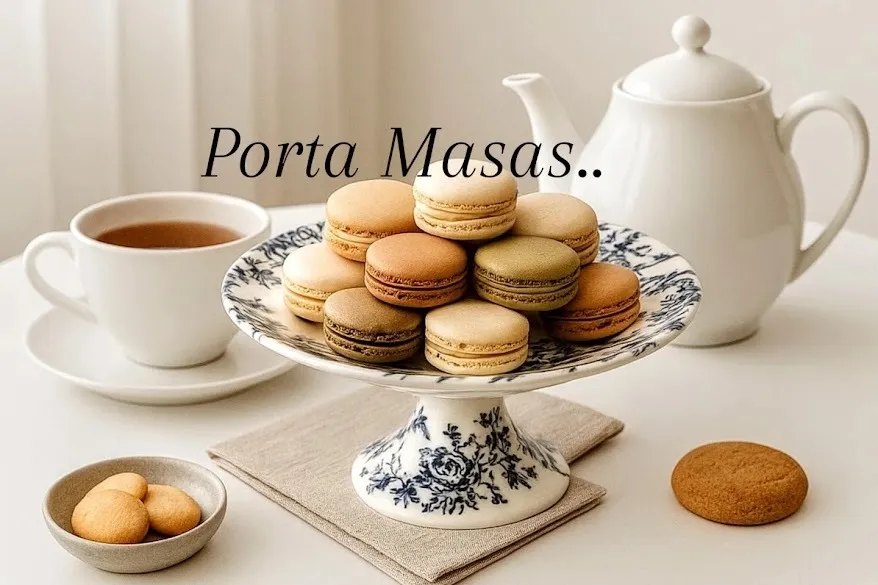 PIE DE TORTA BLUE & WHITE "OXFORD" 