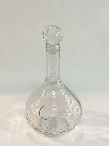 BOTELLON DE  CRISTAL LABRADA ALT 22 CM (BOT23)