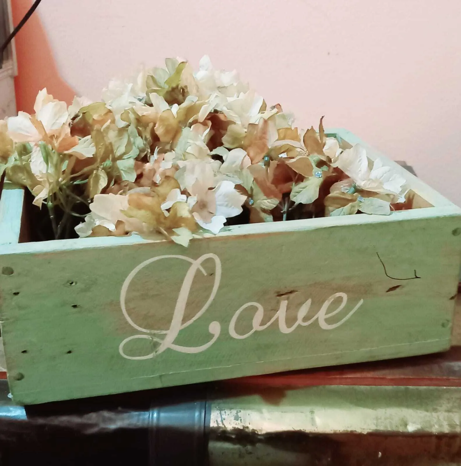 CAJON VERDE LOVE 26 x 20 x 10 cm 