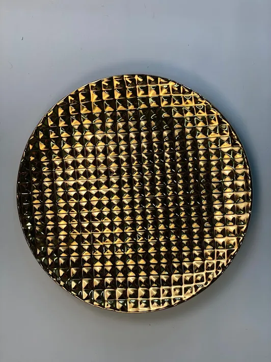 PLATO PRINCIPAL LINEA ORO LUXURY -27 CM