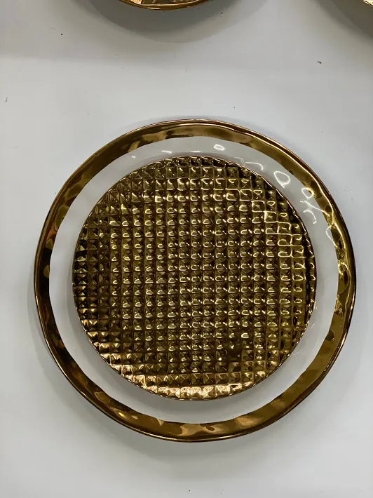 PLATO ENTRADA LINEA ORO LUXURY -20 CM