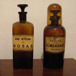 FRASCOS DE FARMACIA CARAMELO GRANDES -  7X 7 X 23 cm alt.