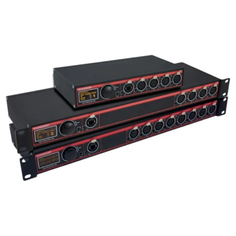 Swisson XND 4-Port Ethernet DMX Node Rack
