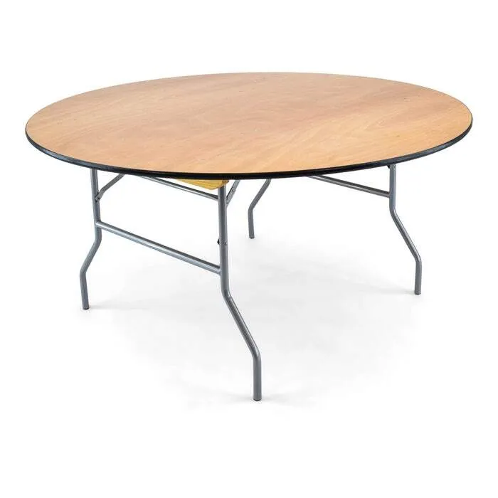 5ft round wood table
