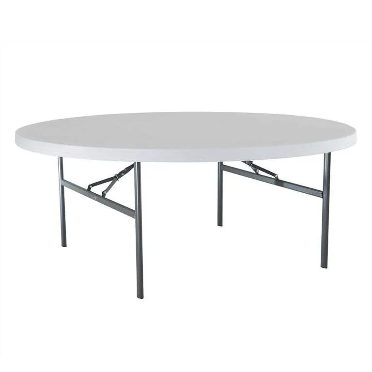 Round Table 72 inch Gray