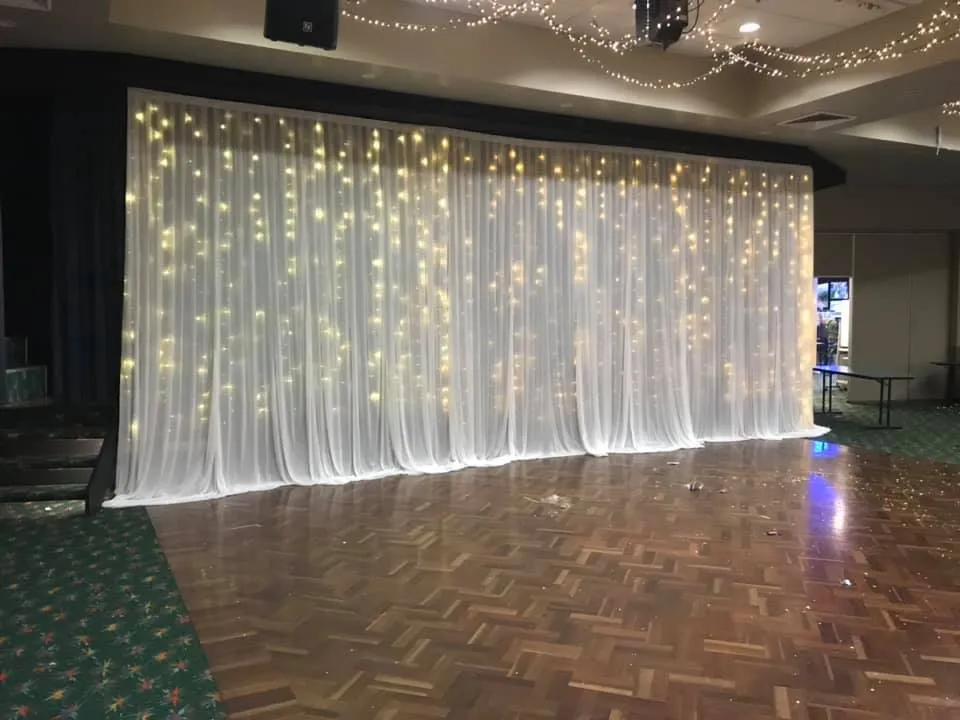 Pleated Backdrop