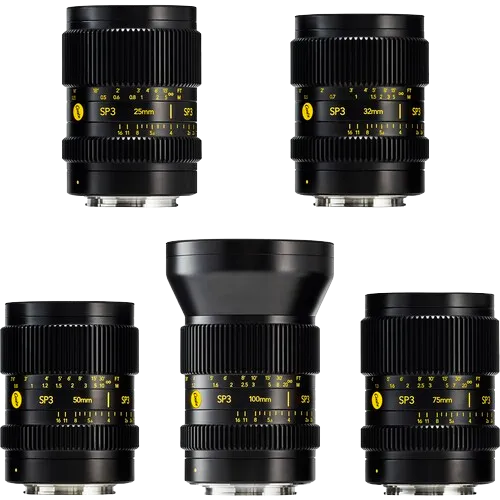Cooke SP3 5-Lens Set (Sony-E e RF)
