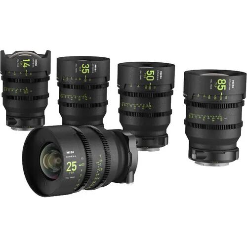 NiSi ATHENA Full-Frame 5-Lens Kit (PL Mount)