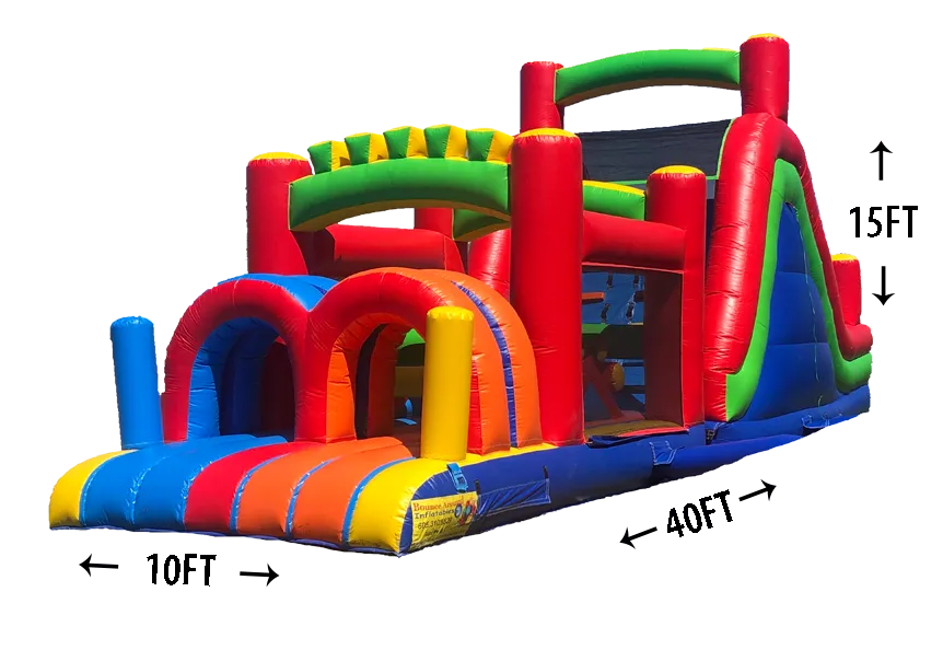 Rainbow Rush Obstacle Course