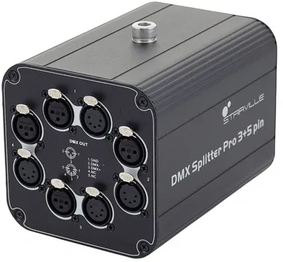 Stairville DMX splitter Pro 3+5 Pin