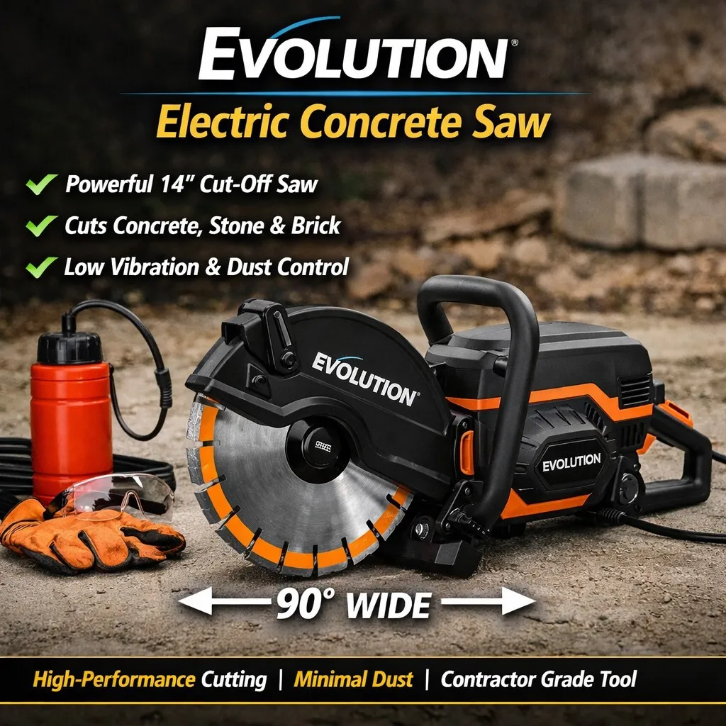 Evolution Electric Concrete Saw