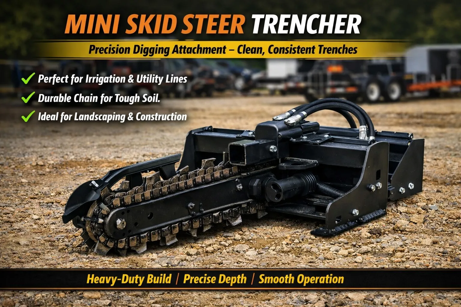 Mini Skid Steer Trencher