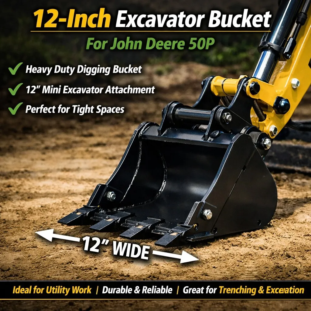 John Deere 50P — 12" Bucket