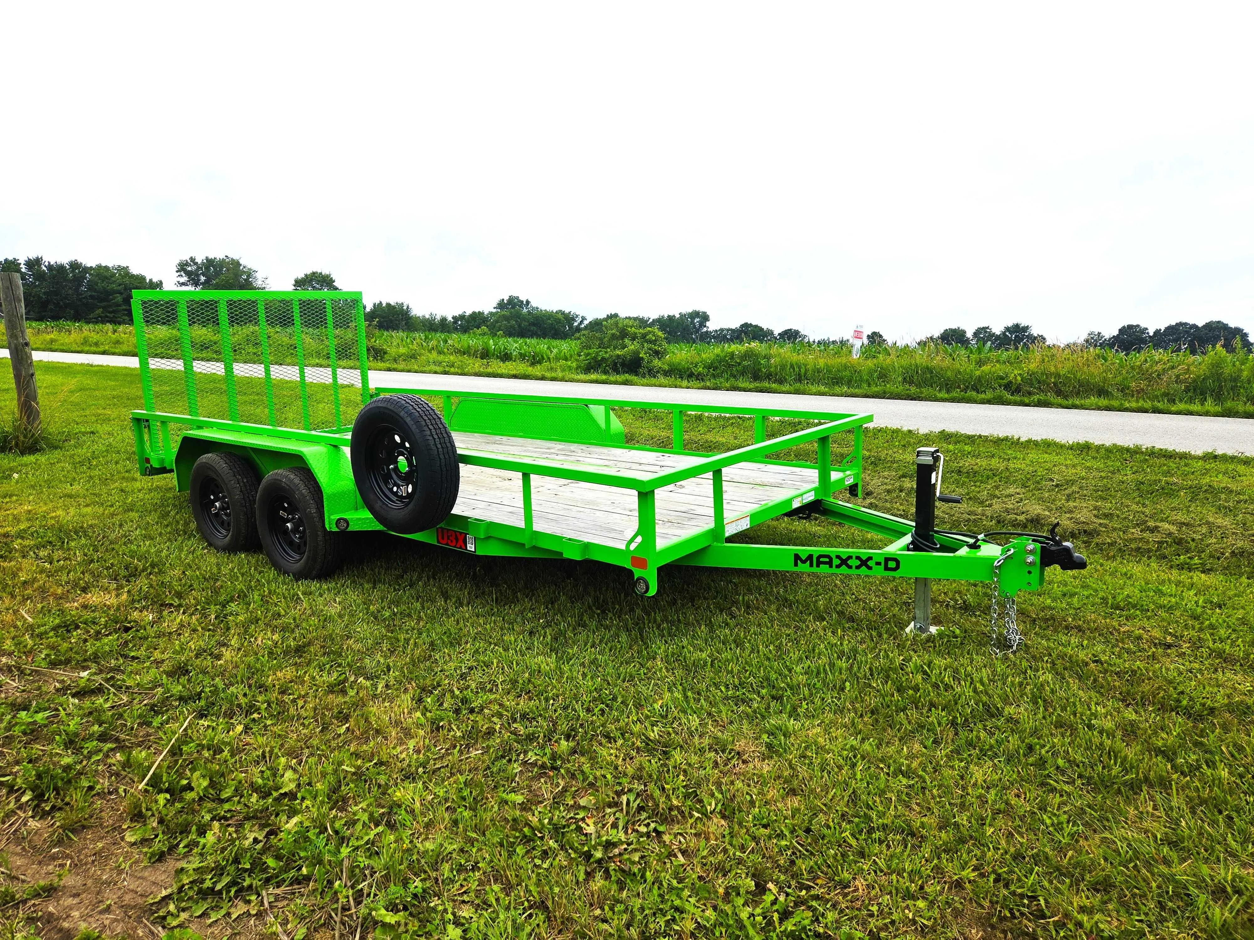 7' x 16' 7K Utility Trailer Rental 5000 lb Payload Capacity