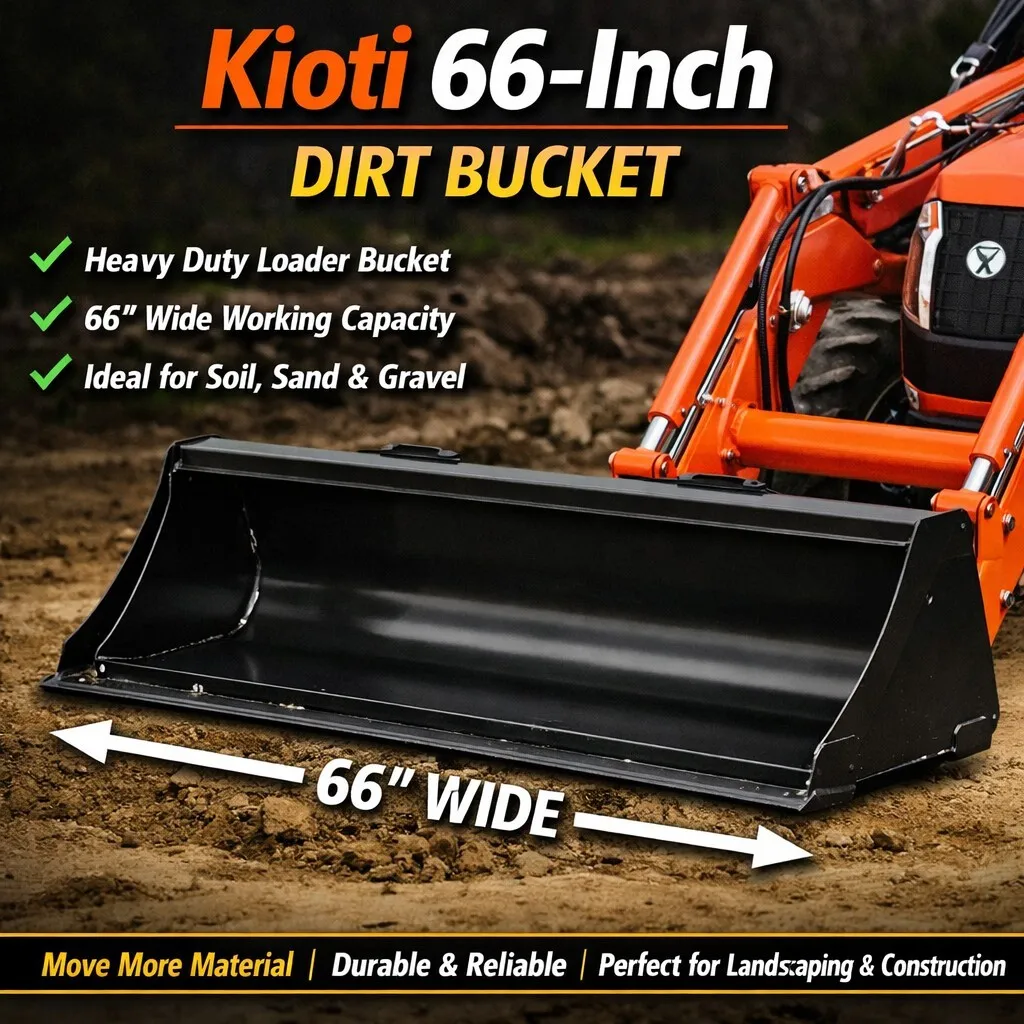 Kioti 66" Dirt Bucket
