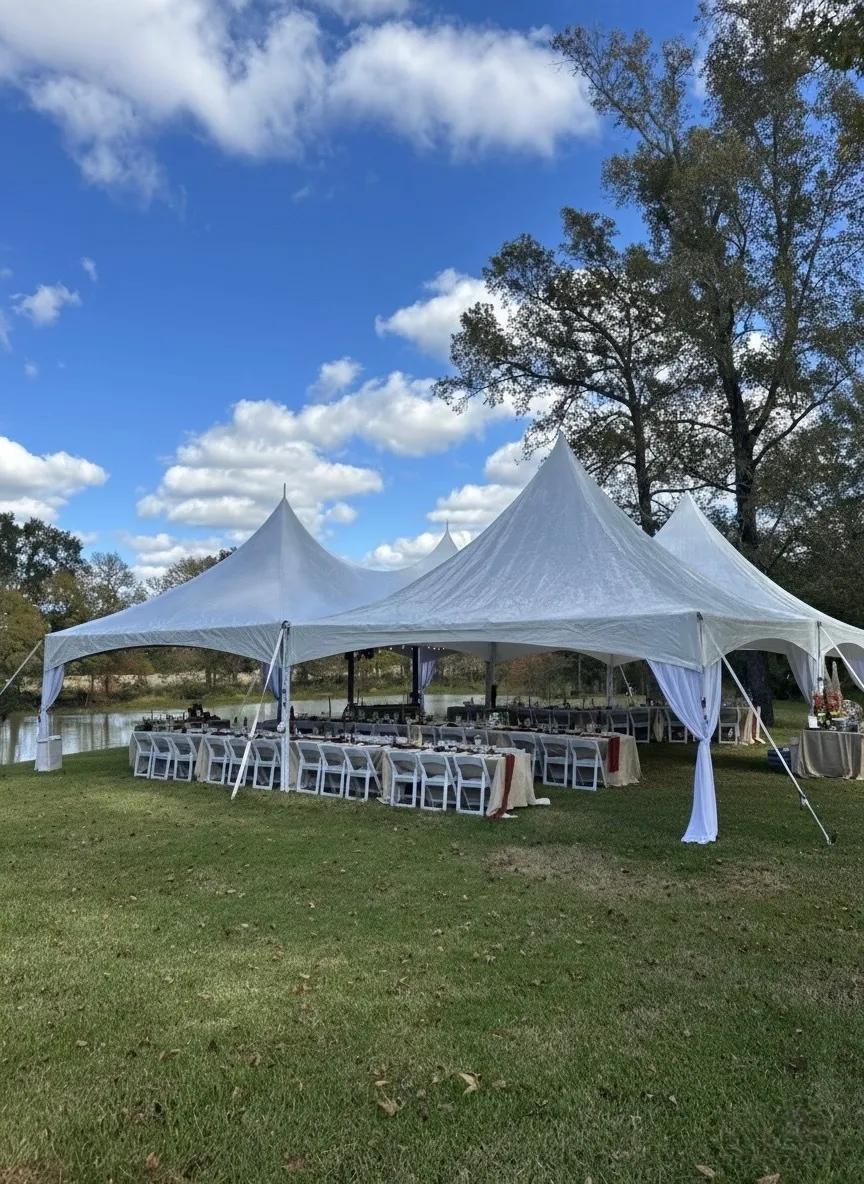 40x40 High peak tent