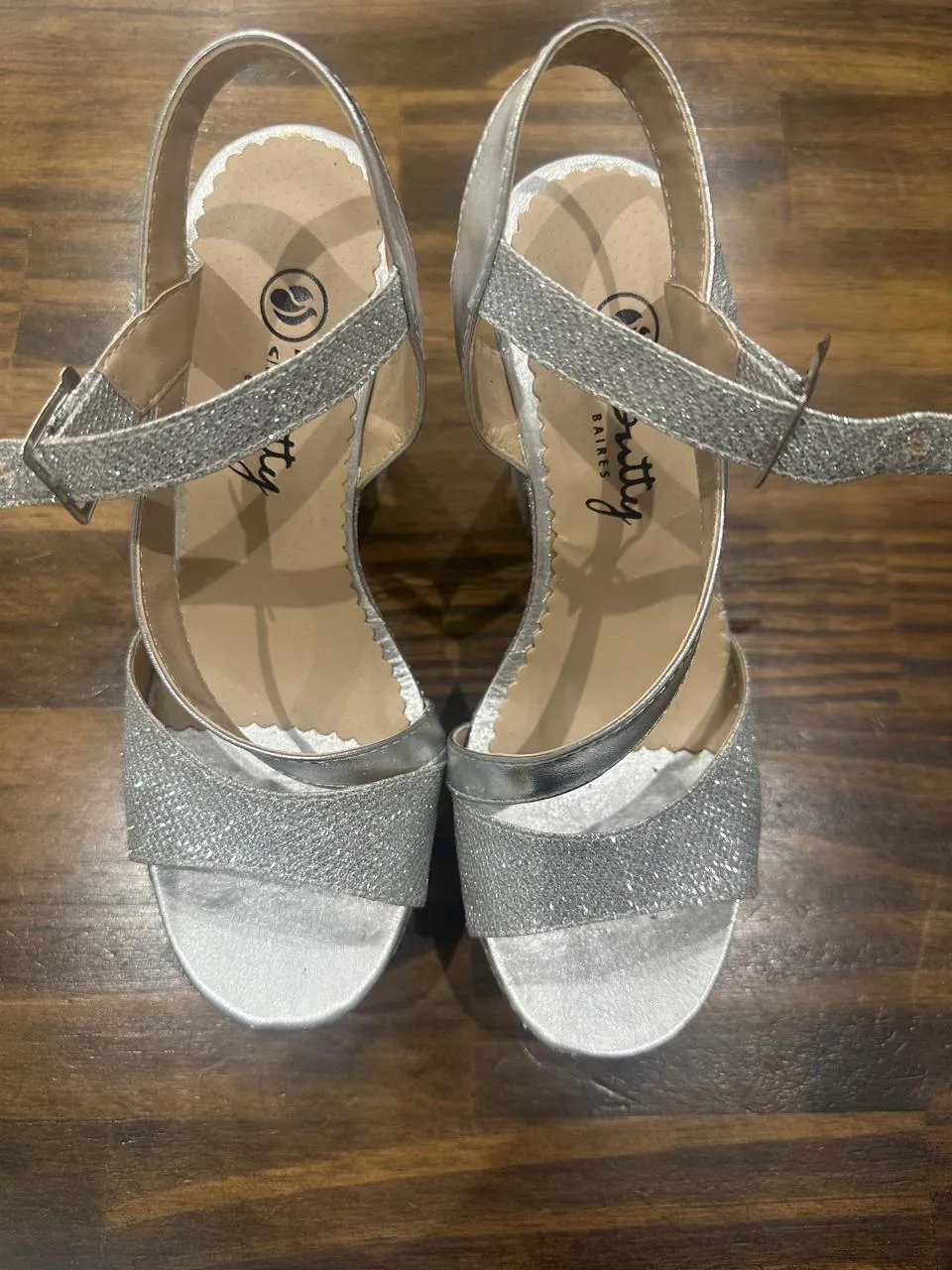 Vicky 2 Plataforma Glitter Tira
