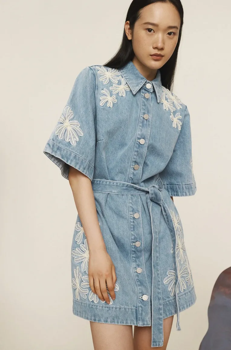 Alémais Charlene Denim Mini