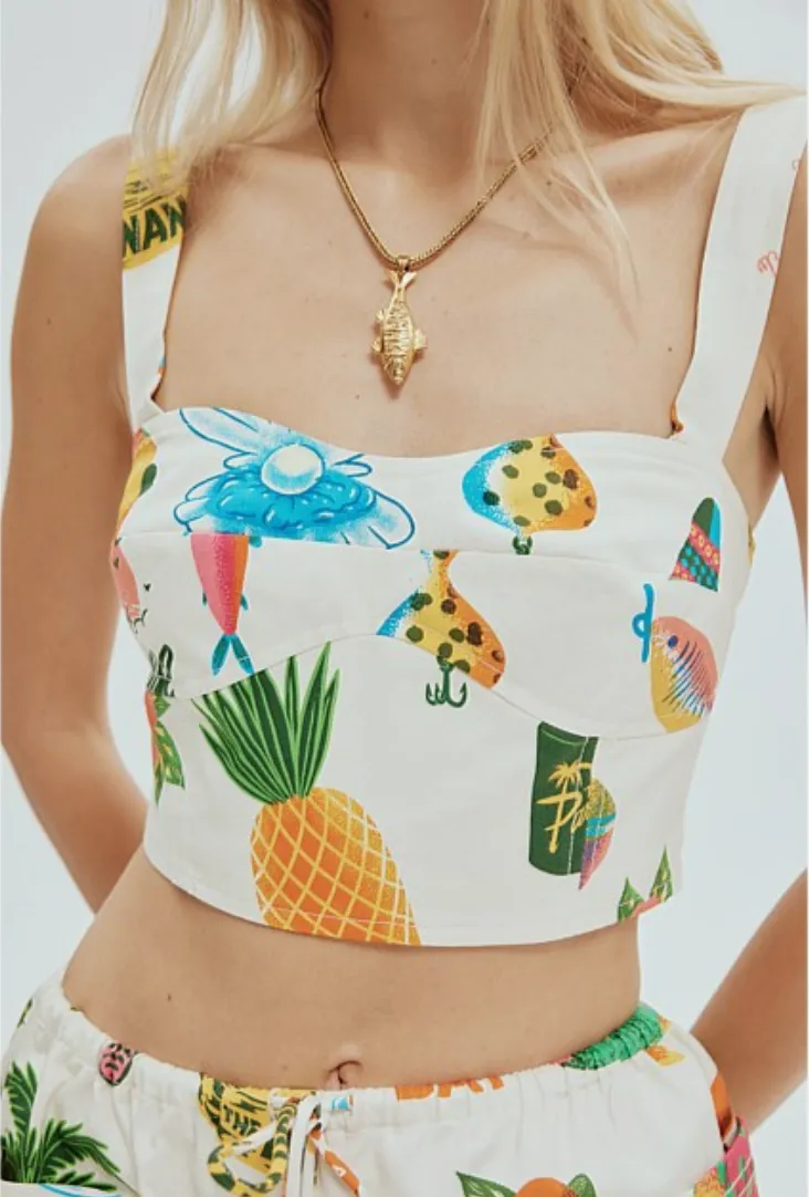 Alémais Samaki Crop Top