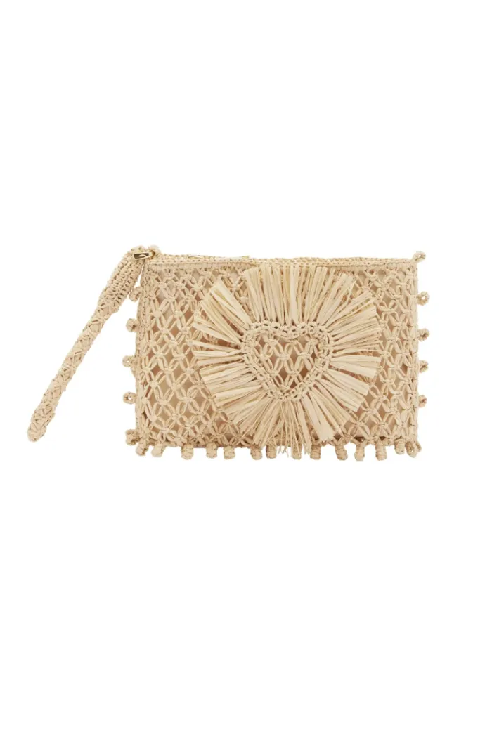 Alémais Raffia Micro Clutch Exclusive