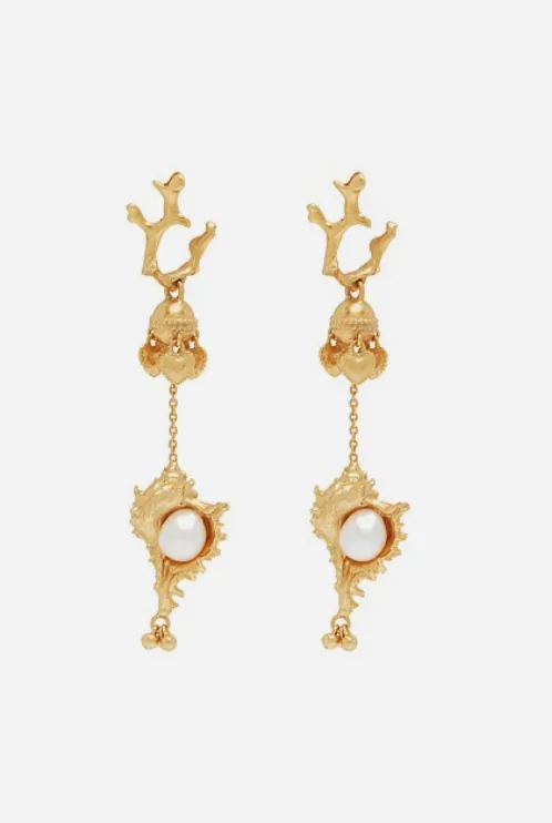 Alémais Reverie Conch Earrings