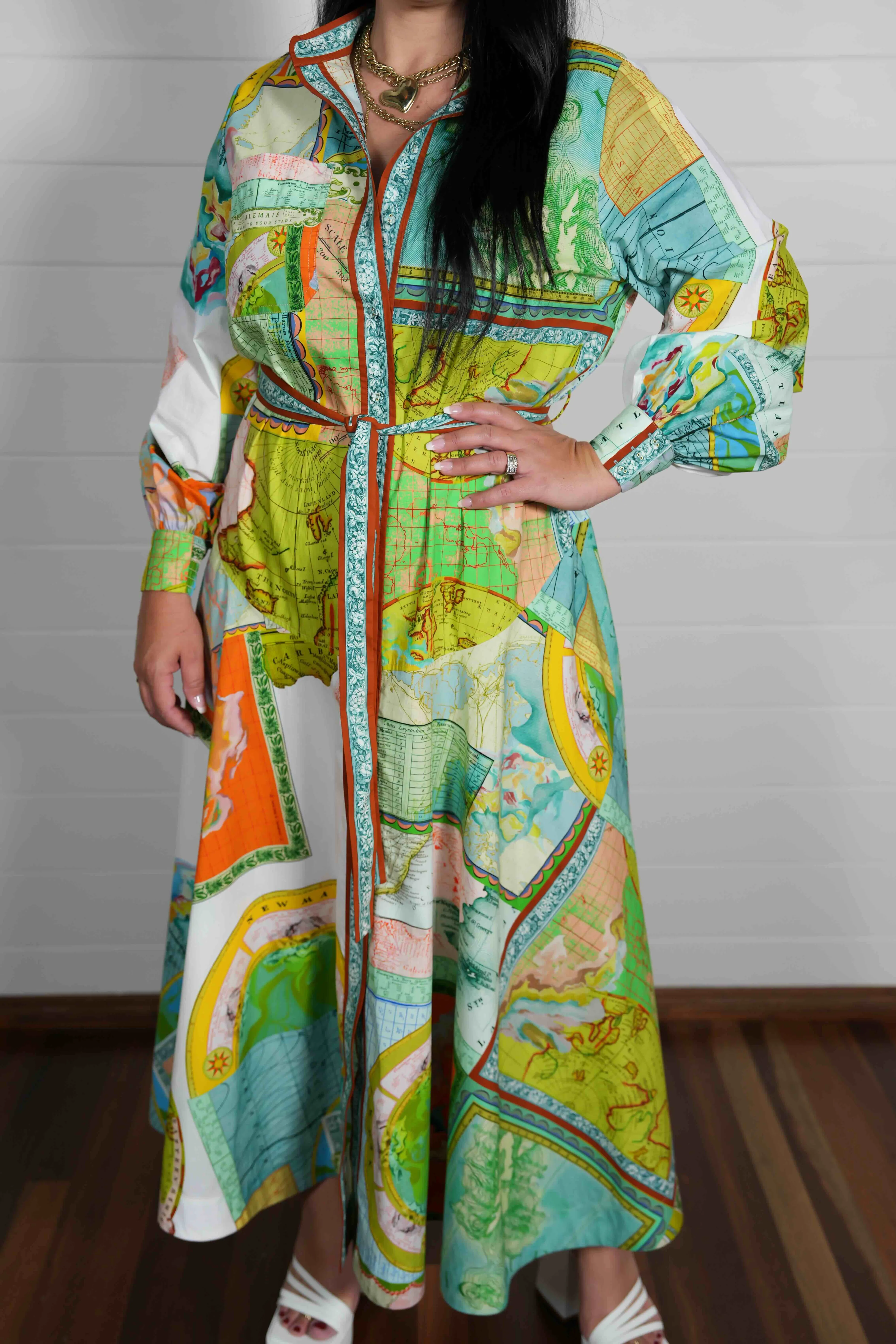 Alémais Atlas Shirtdress