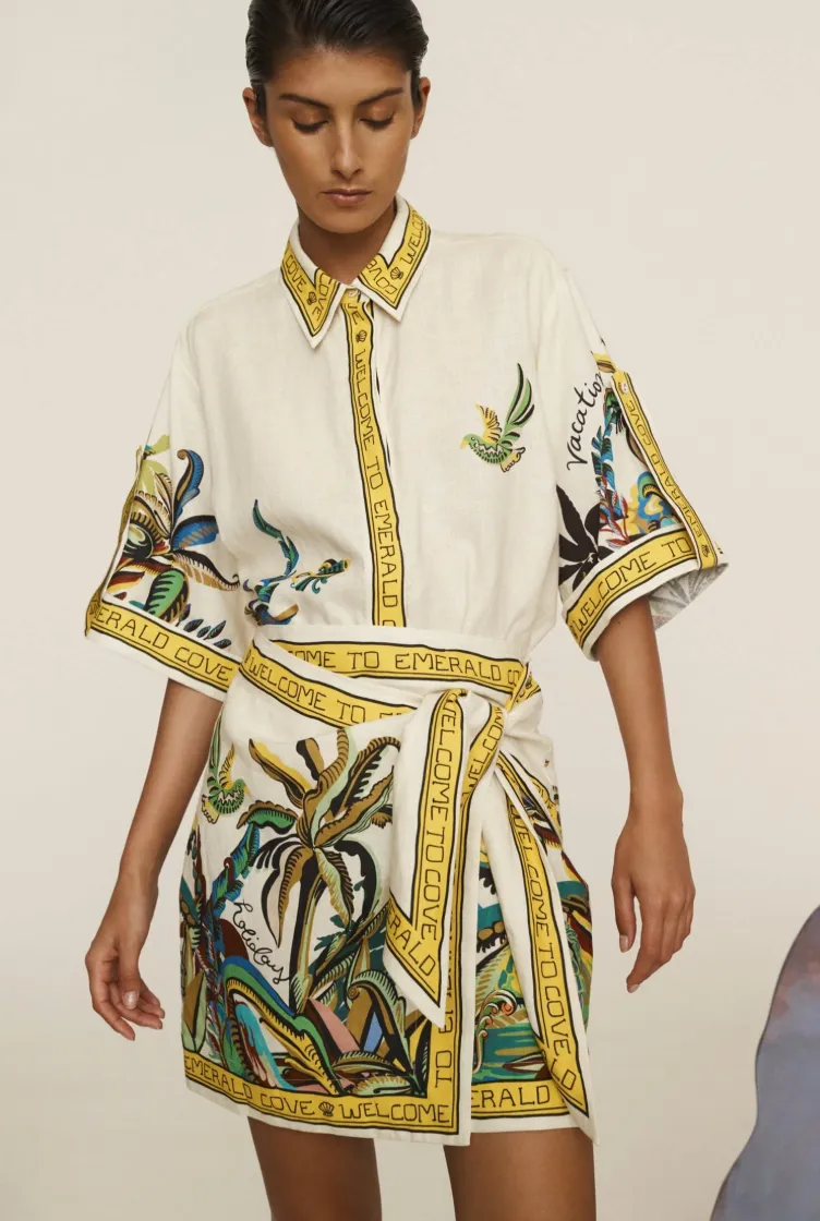 Alémais Day Dream Set - Shirt and Sarong Skirt