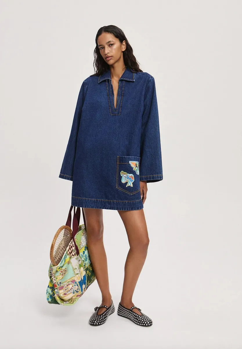 Alémais Speedy Denim Mini