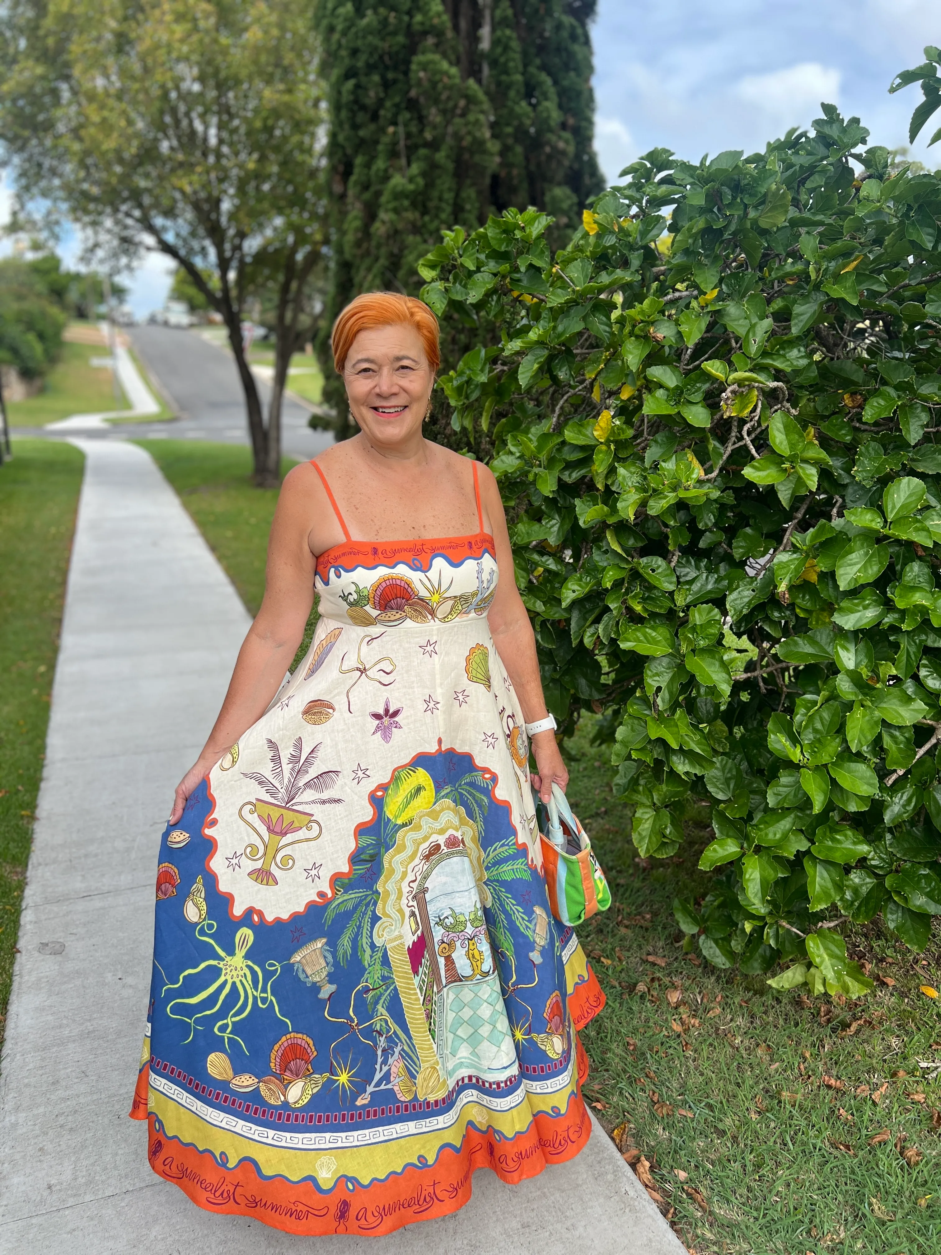 Alémais Surrealist Summer Sundress