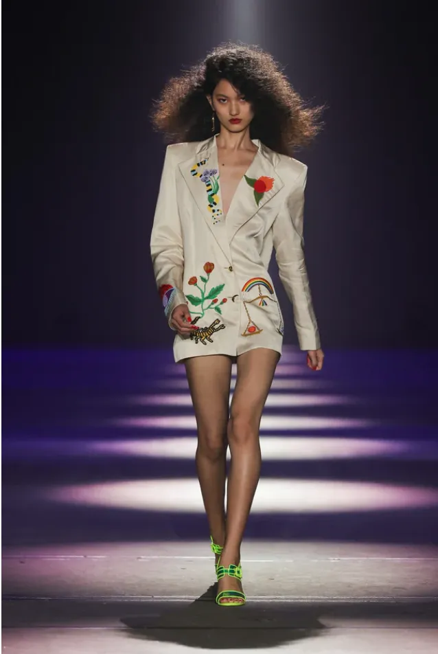 Alémais Zelda Embroidered Blazer