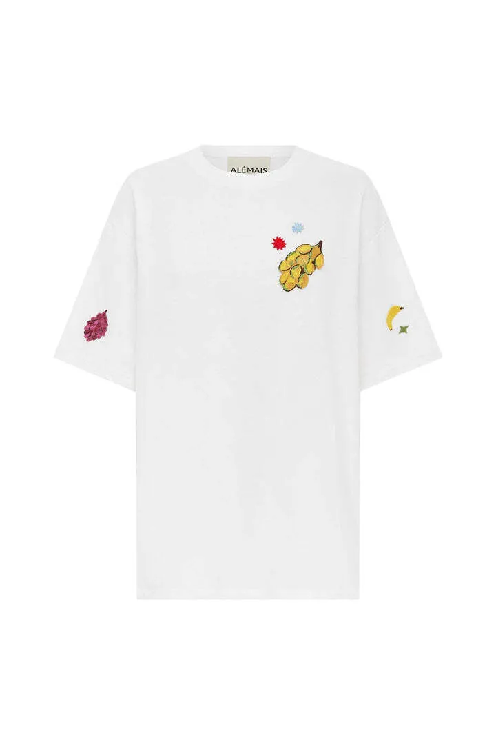 Alémais Diamond Dancer Embroidered Tee