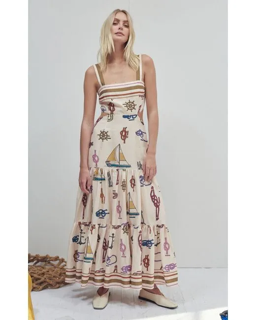 Alémais Ships Ahoy Sundress