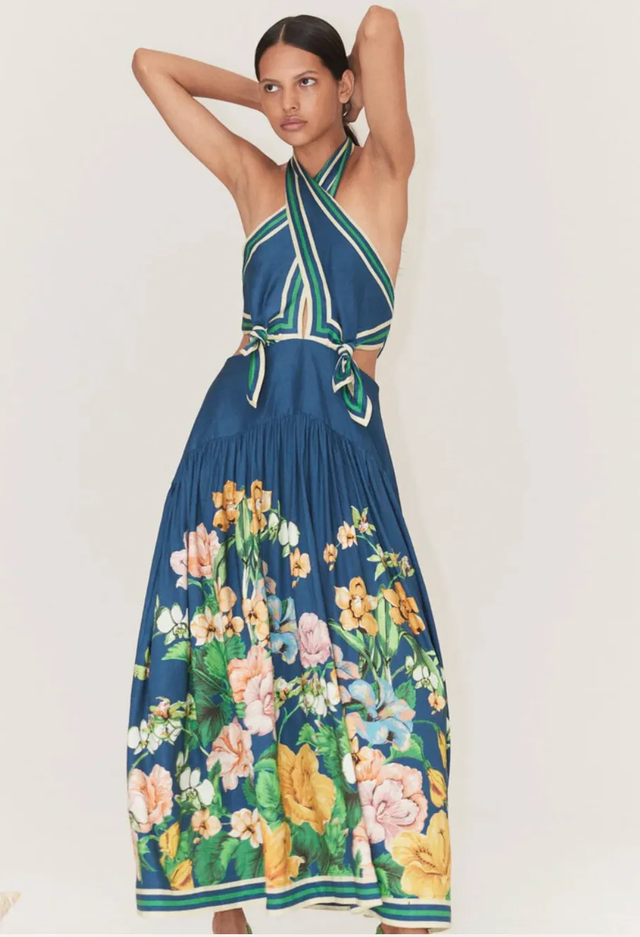 Alémais Lyla Halter Midi Size 10