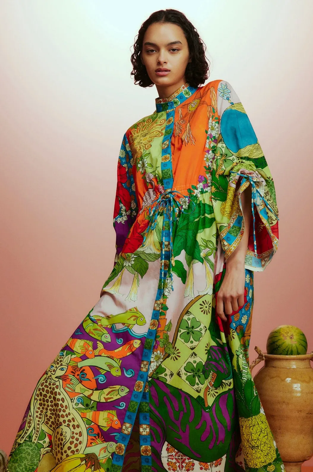 Alémais Tiger Shirtdress