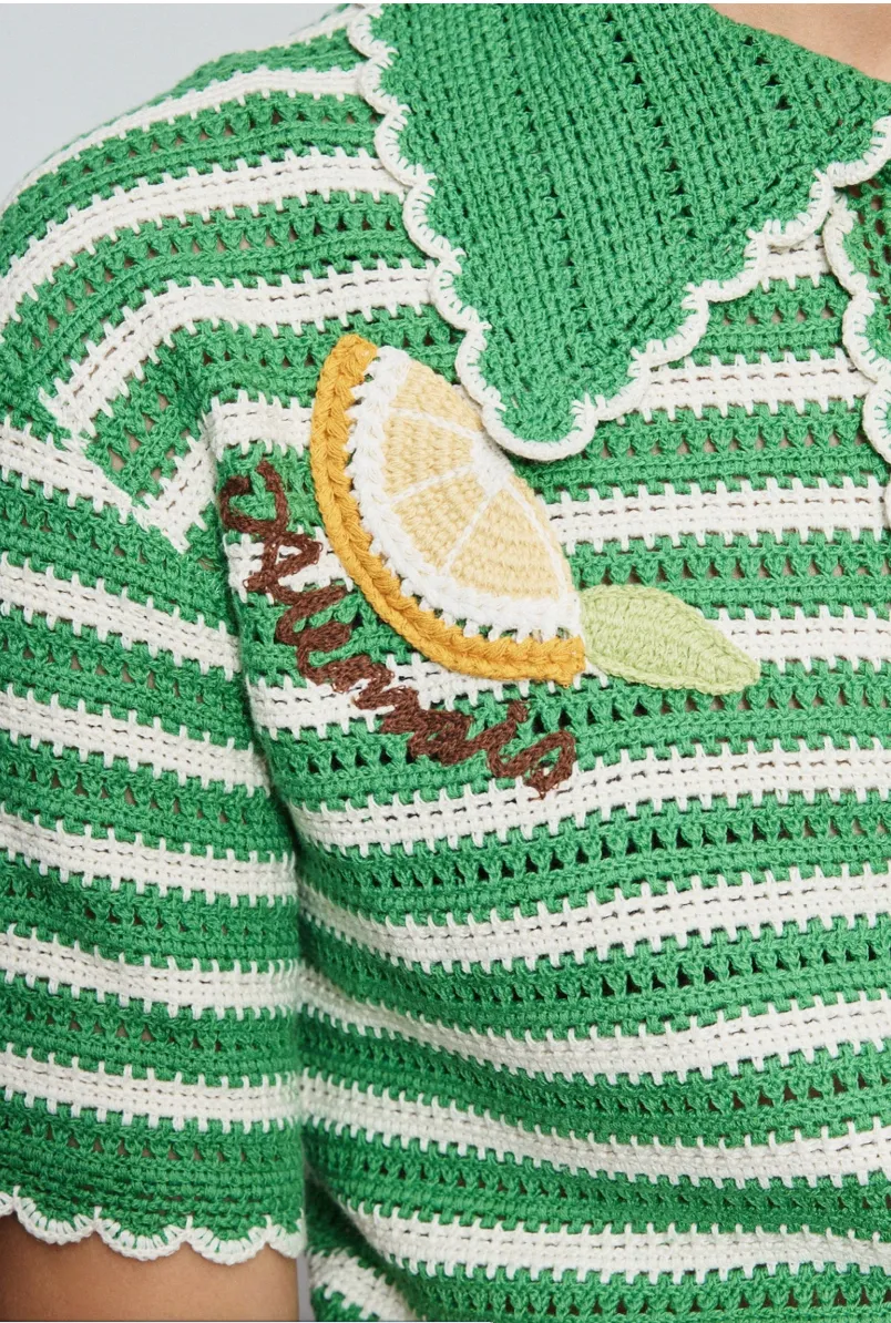 Alémais Sundae Green Polo Top Exclusive 