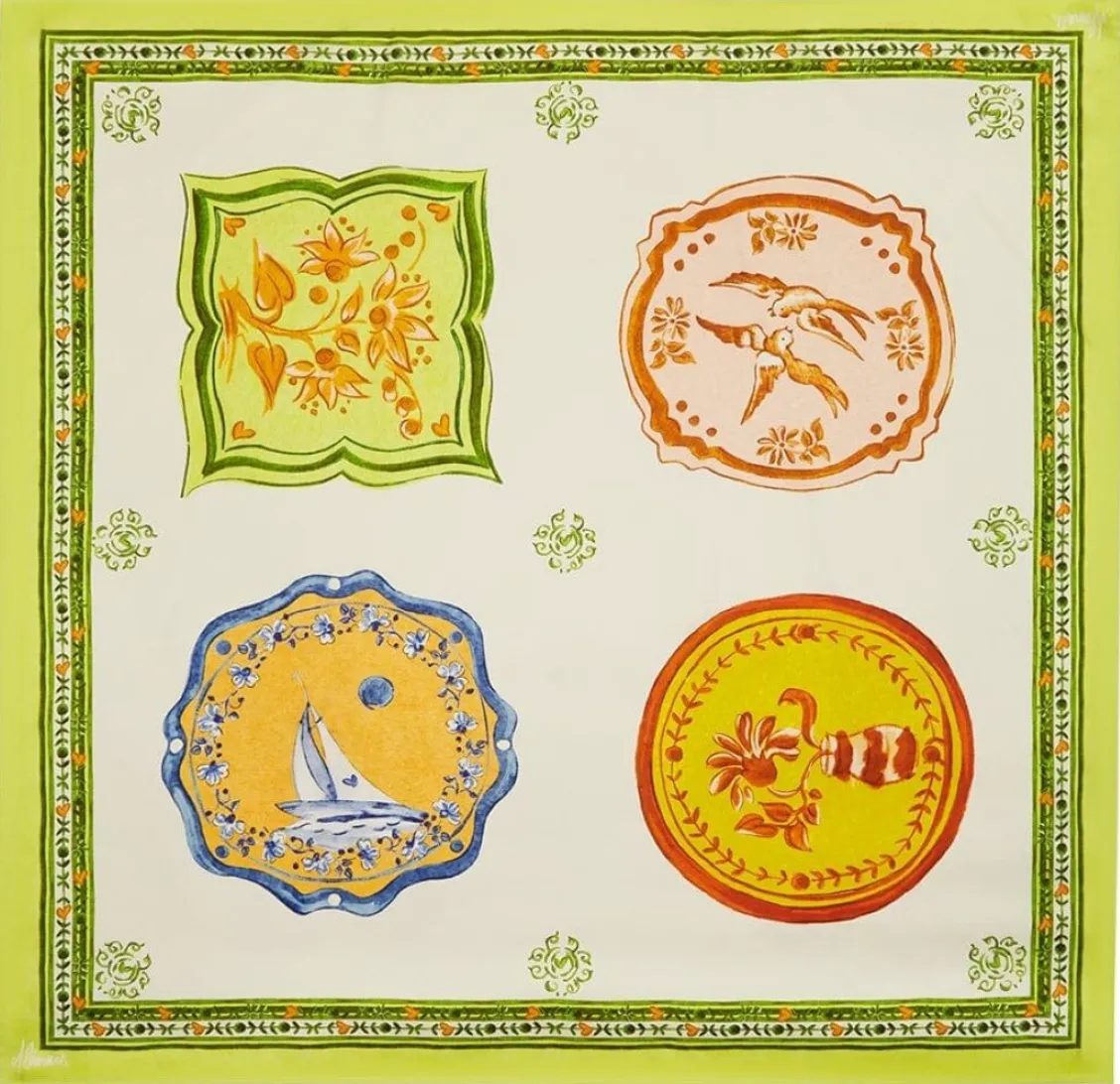 Alémais Porcelain Silk Scarf