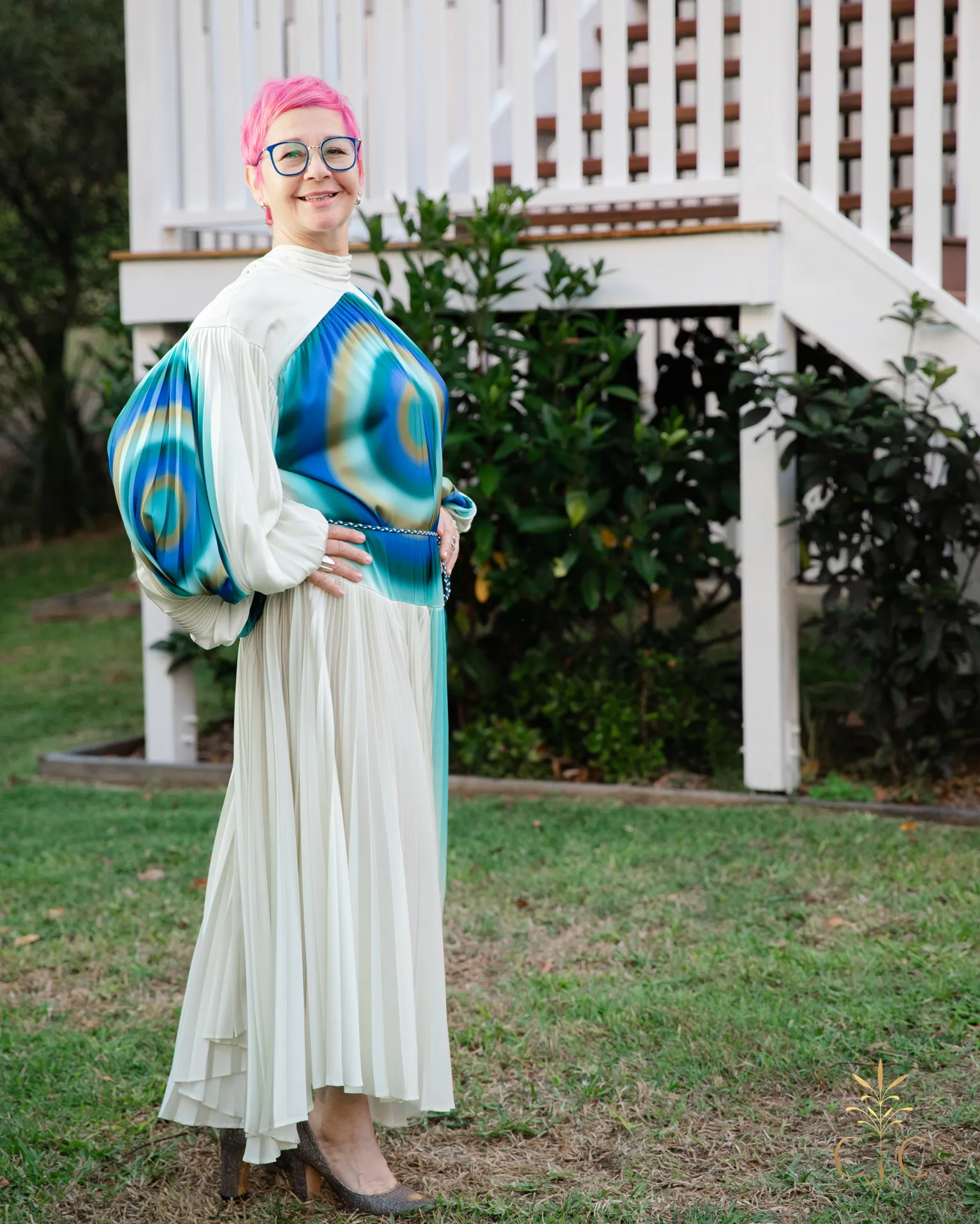 Alémais Una Pleated Midi 