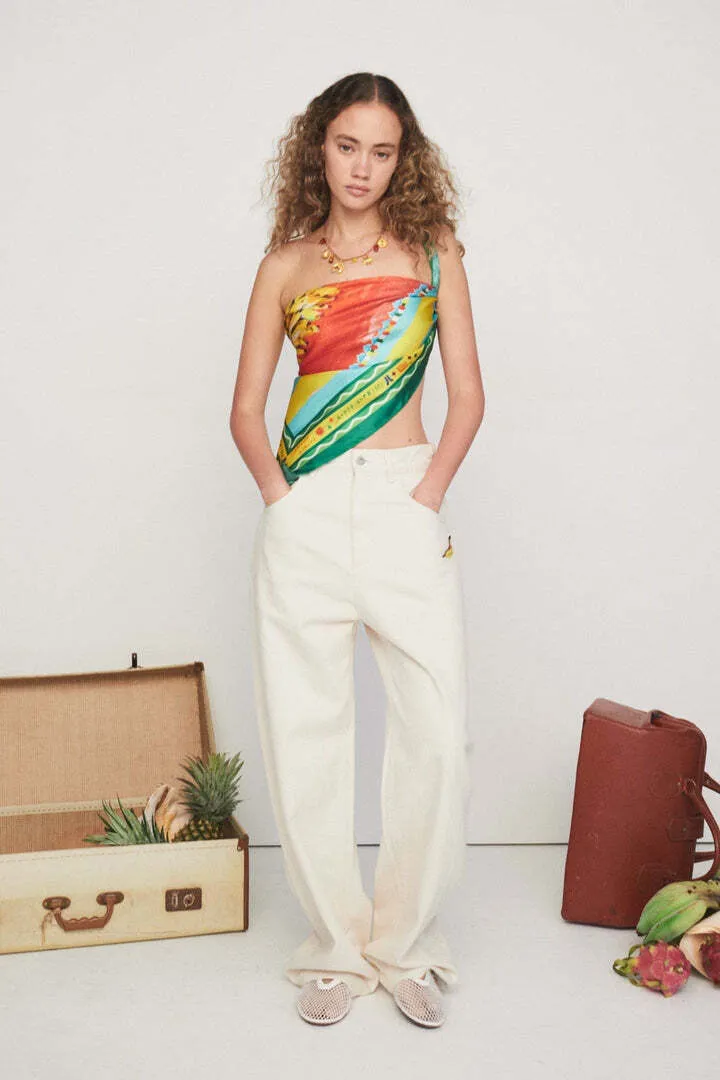 Alémais All Aboard Silk Scarf