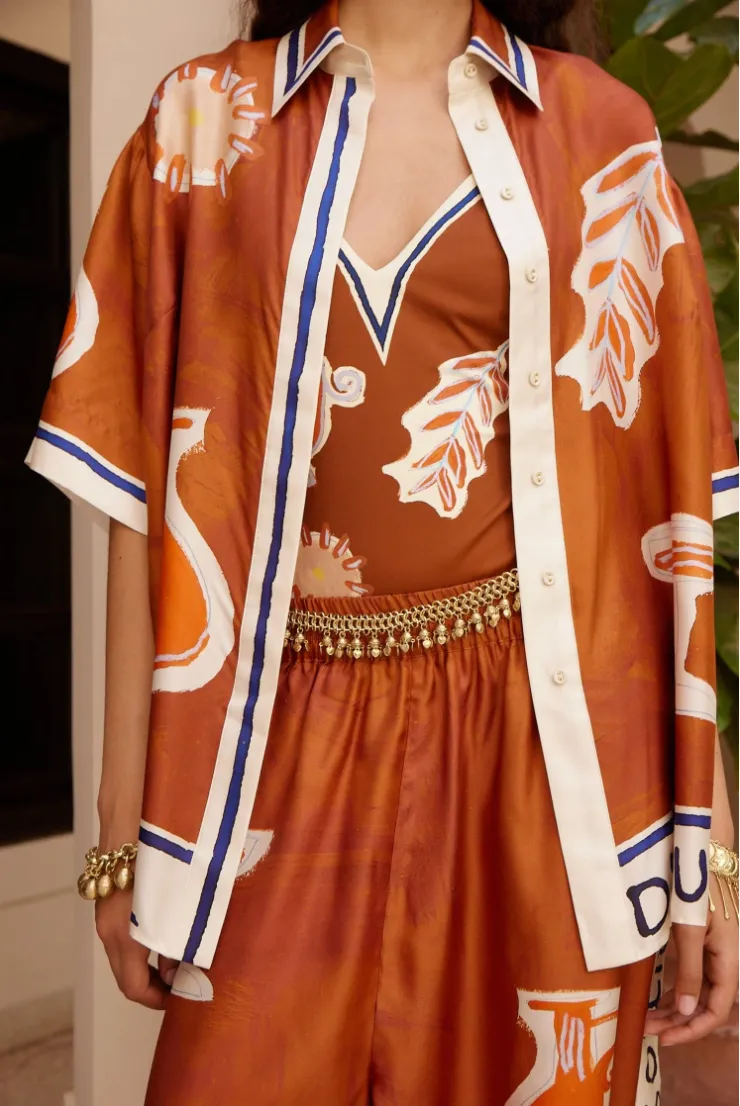 Alémais Soleil D'amour Silk Shirt