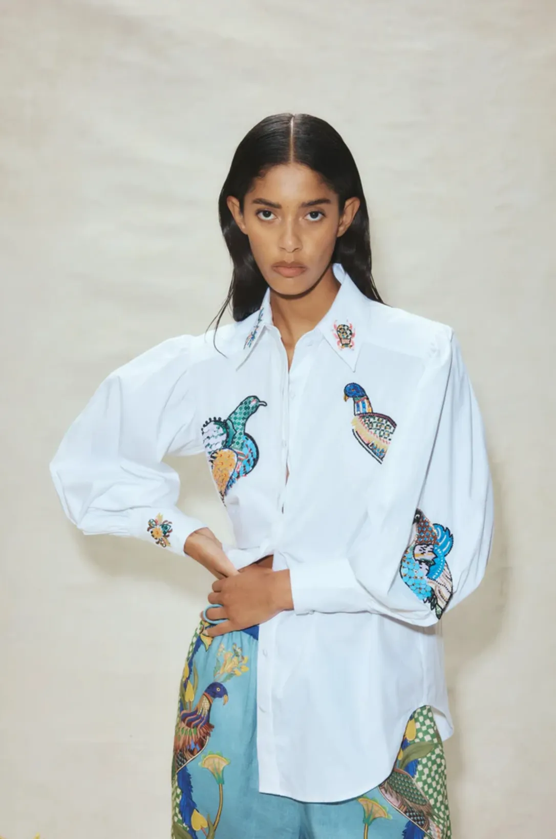 Alémais Rowena Embroidered Shirt