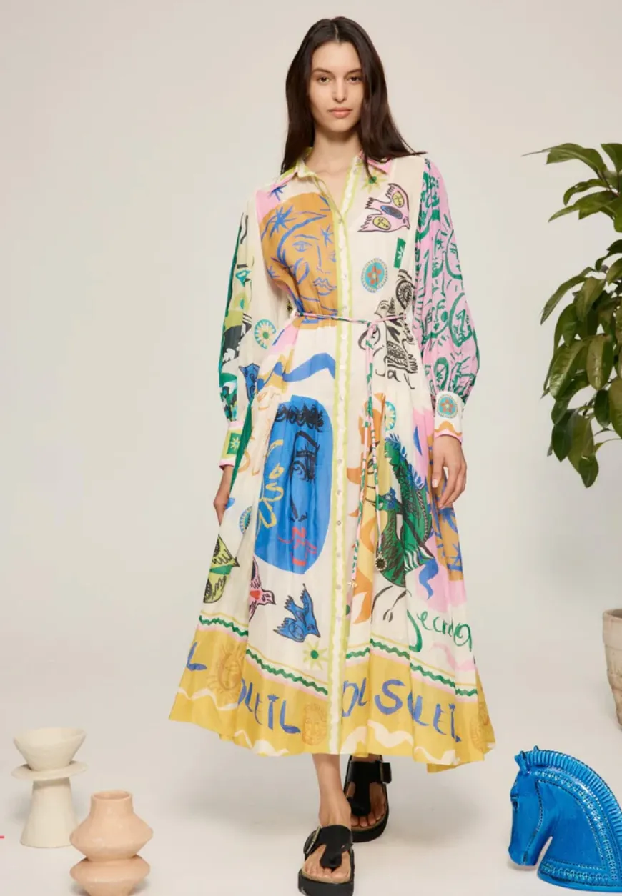 Alémais Soleil Shirtdress