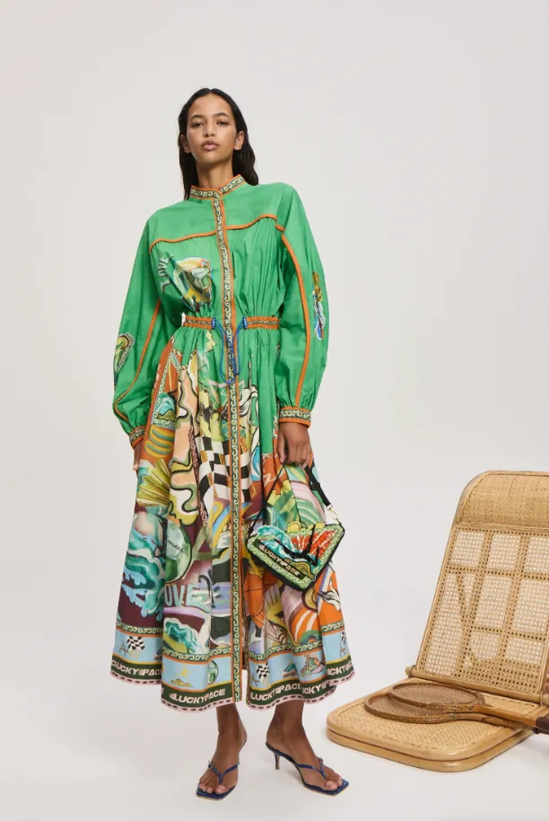 Alémais Lucky Pace Shirtdress