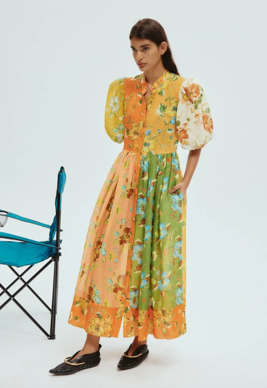 Alémais Hotel Lamu Spliced Shirtdress