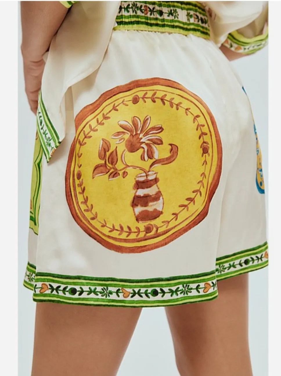 Alémais Porcelain Silk Short