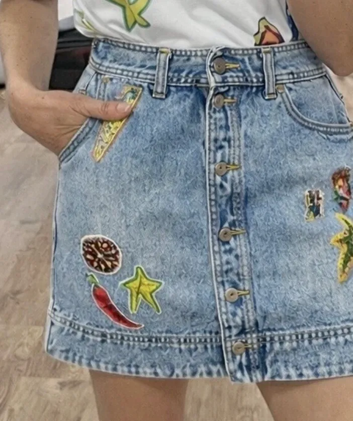 Alémias Jackpot Denim Skirt