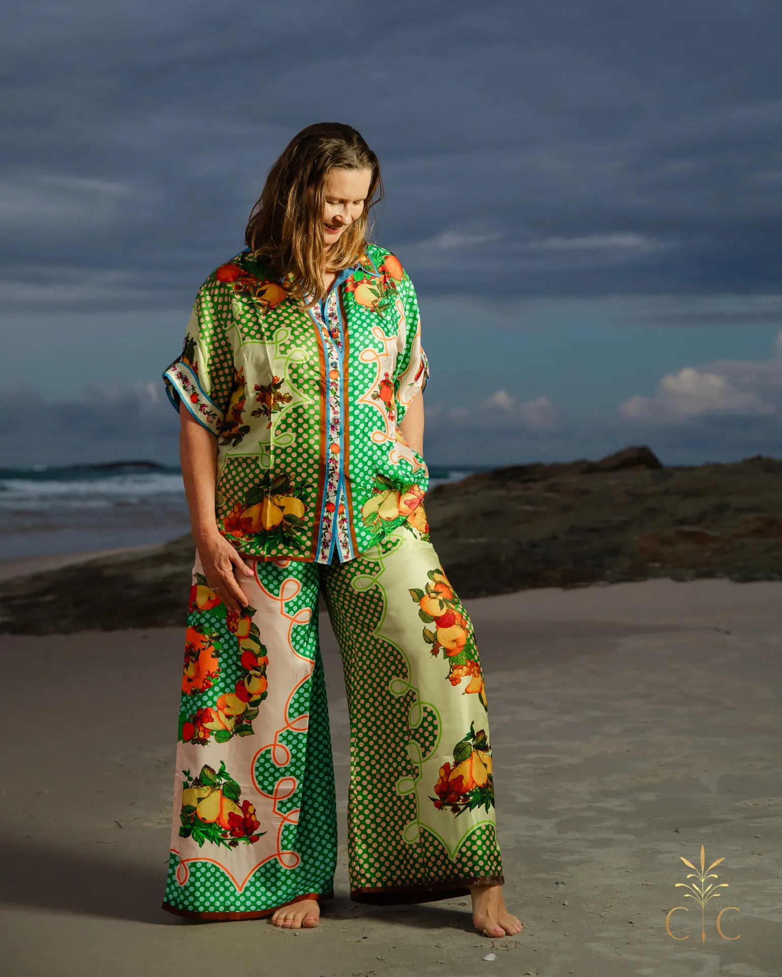 Alémais Lemonis Silk Pant